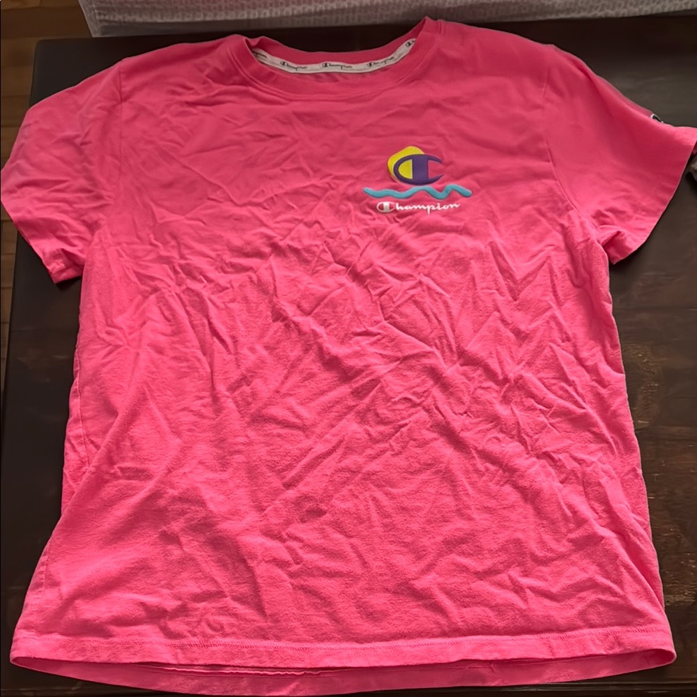 Champion Pink Short Sleeve Tee